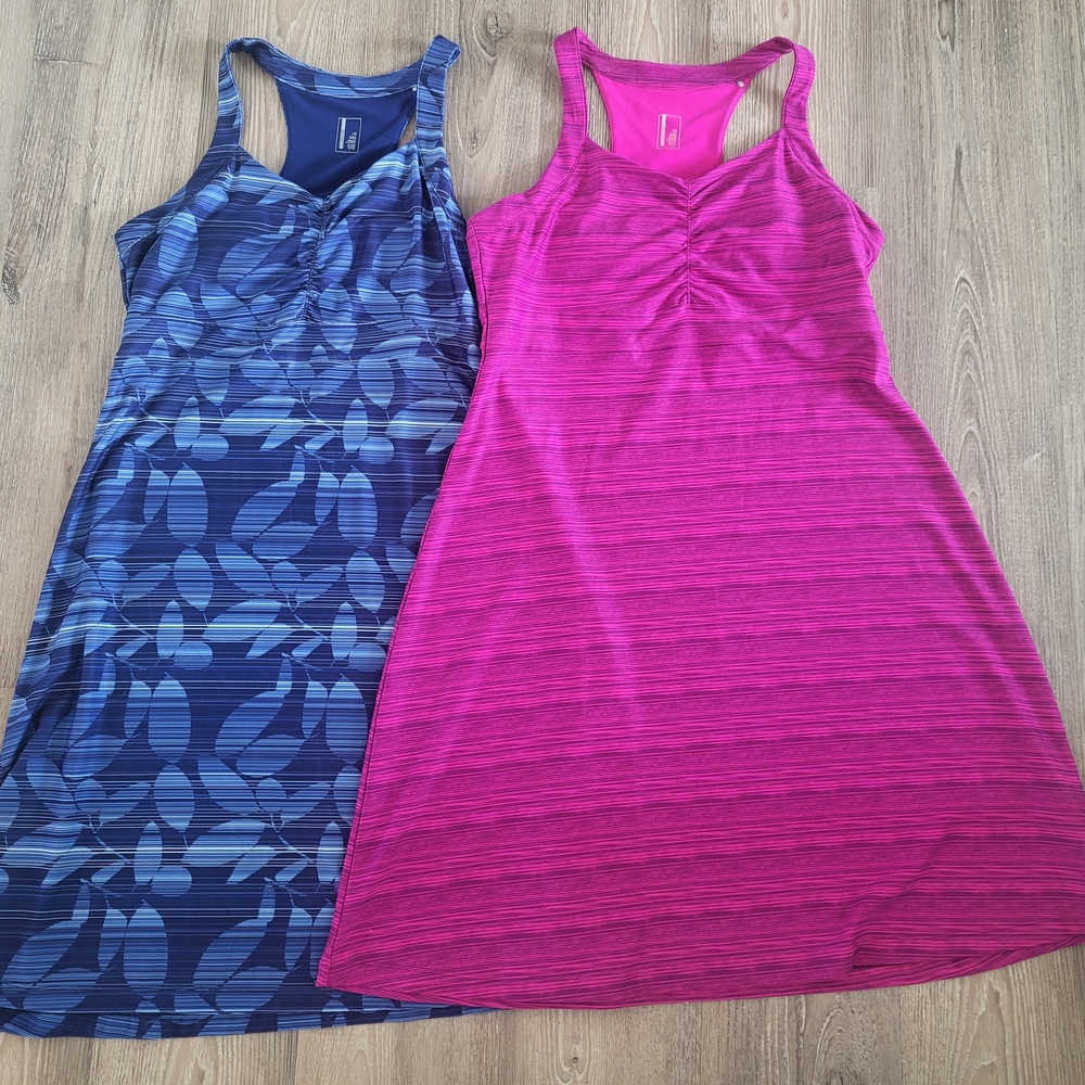 Blue and Pink Racerback Dresses